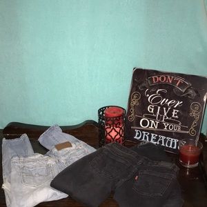 Lucky Brand size 8 Black Levi’s size 8 bundle